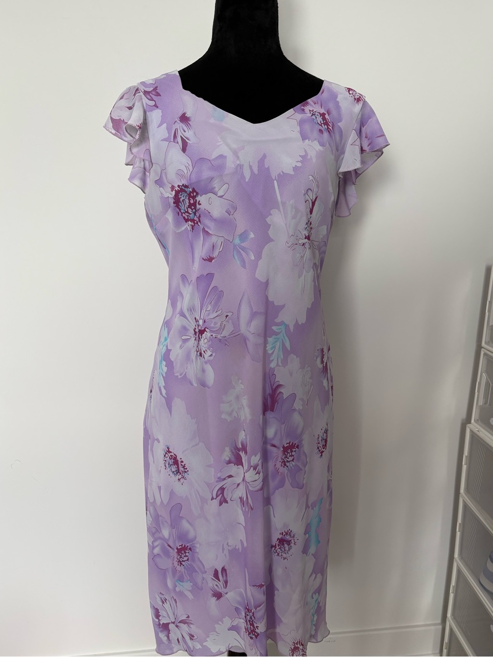 Lilac floral dress